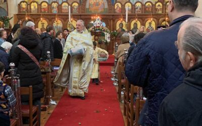 Holy Saturday morning service at the Holy Cross 2023