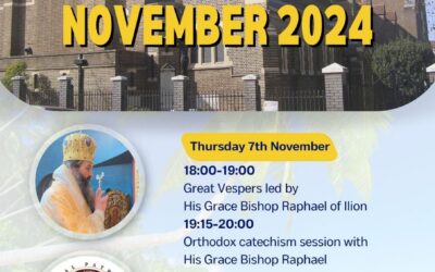 The Synaxis of the Archangels – 7 & 8 November 2024
